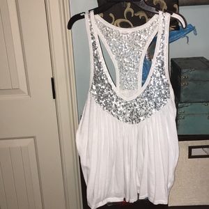 sequin tank